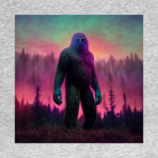 Dope Sasquatch in Nature by Grassroots Green